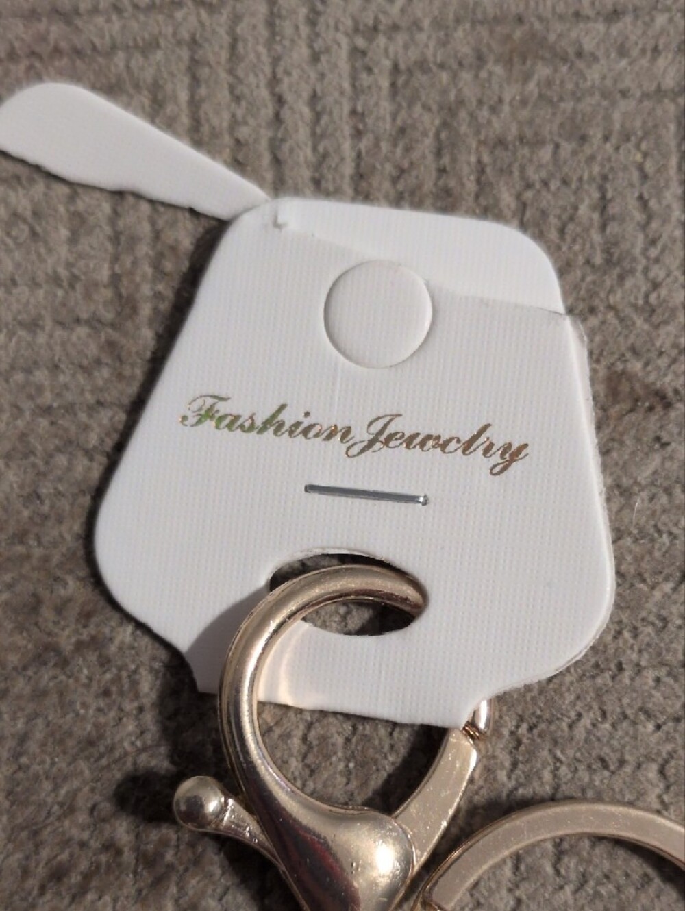 Fashion Jewelry Blue Duck Keychain with Pink Crown and Crystal Accents - Picture 2 of 4